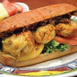 COLD SPRING LANE CRAB CAKE PO’ BOY