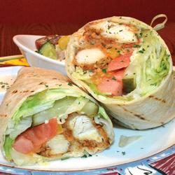 HOT HONEY FRIED CHICKEN WRAP