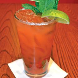 STRAWBERRY LEMONADE MOJITO MOCKTAIL 