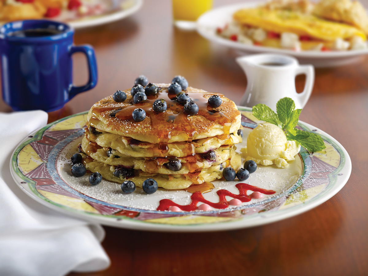 Miss Shirley's Signature Dishes - Blueberry Pancakes