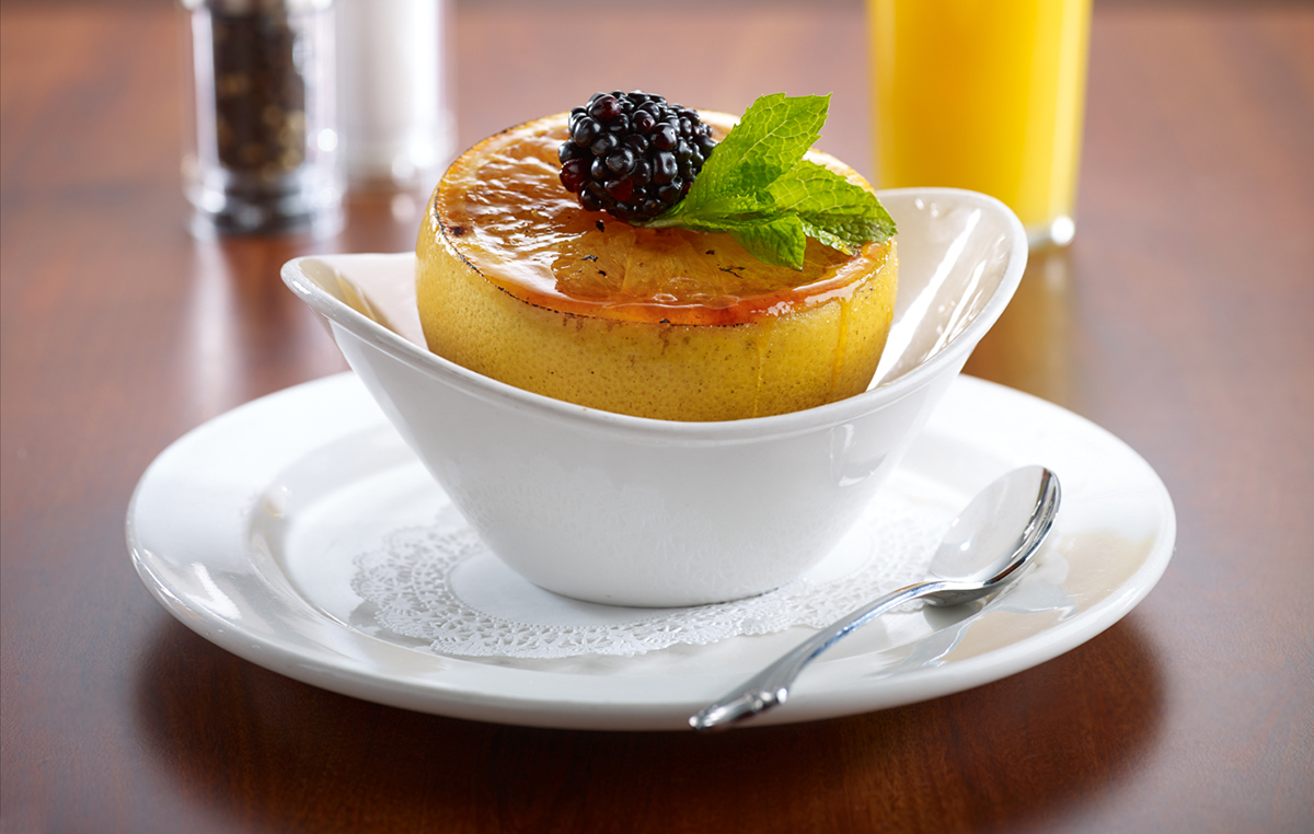 Miss Shirley's Signature Dishes - Broiled Grapefruit Brûlée