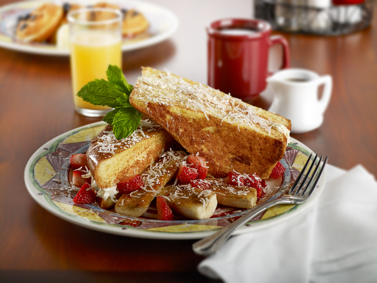 Miss Shirley's Signature Dishes - Coconut Cream Stuffed French Toast