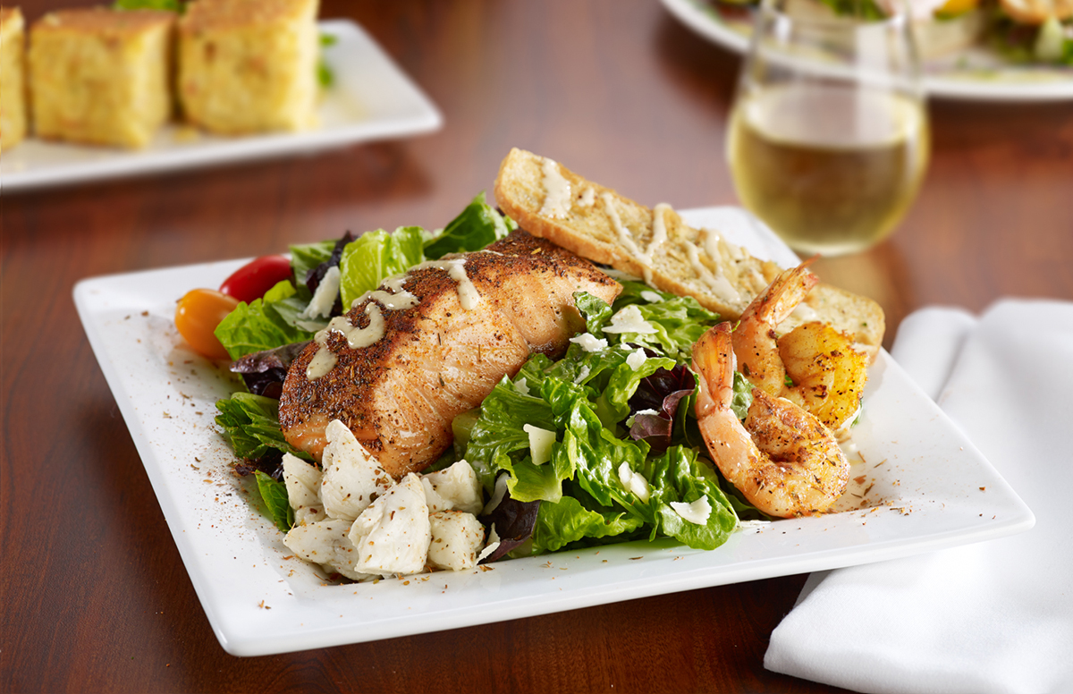 Soups, Salads & Sandwiches - Seafood Caesar