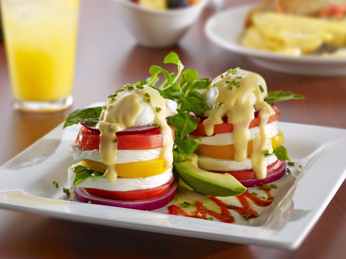 Miss Shirley's Signature Dishes - Veggie Egg Tower