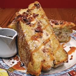 MAPLE BACON CHEESECAKE STUFFED FRENCH TOAST