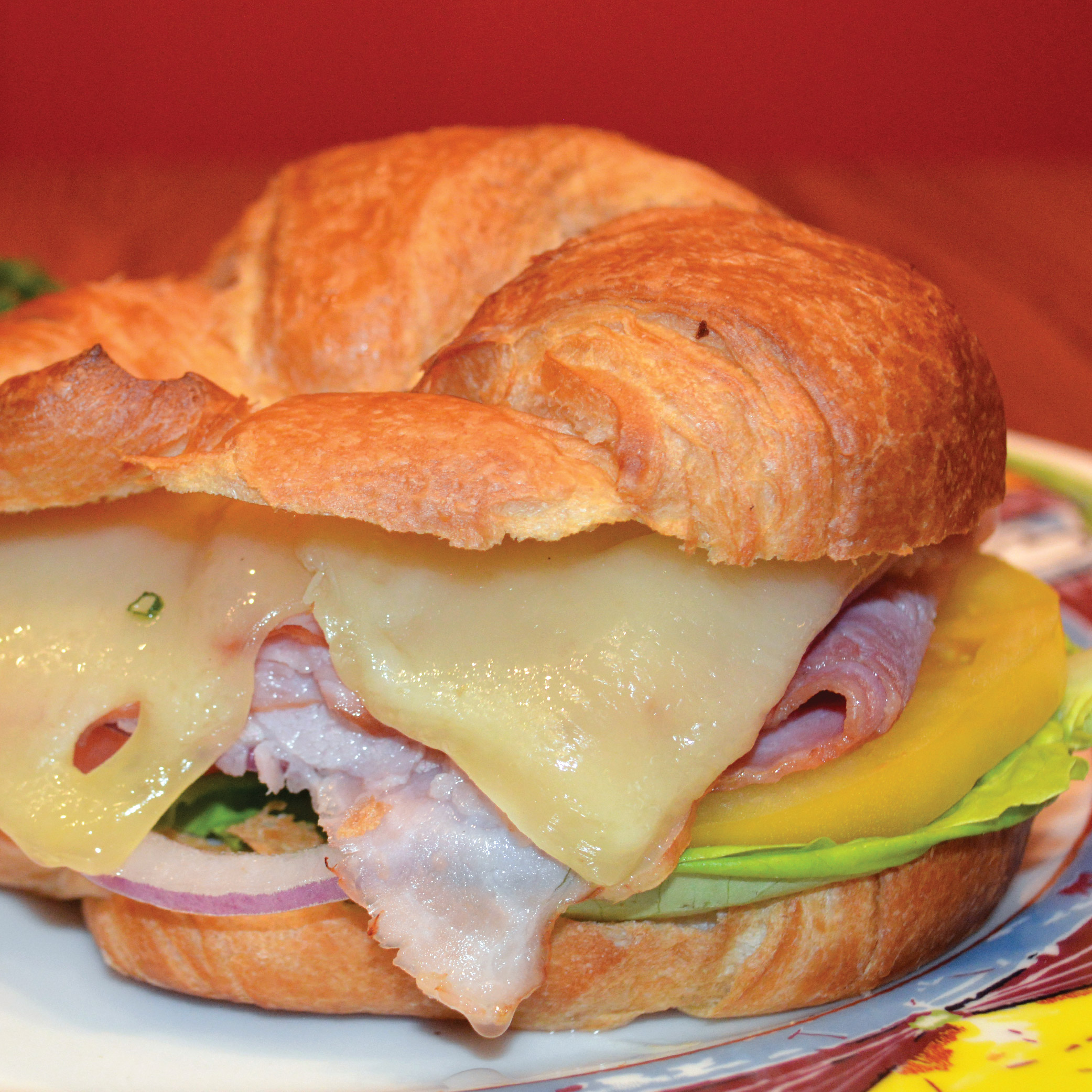 GRANDPA'S HAM & SWISS CROISSANT MELT