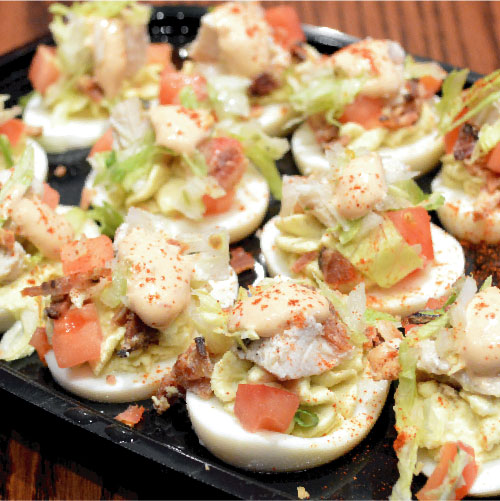 CHICKEN BLT DEVILED EGG PLATTER (12)