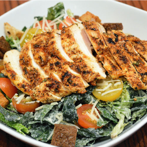 CHICKEN KALE CAESAR SALAD