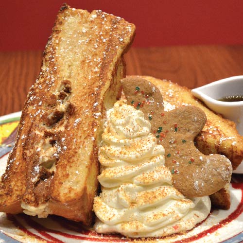 GINGERBREAD COOKIE CHEESECAKE STUFFED FRENCH TOAST