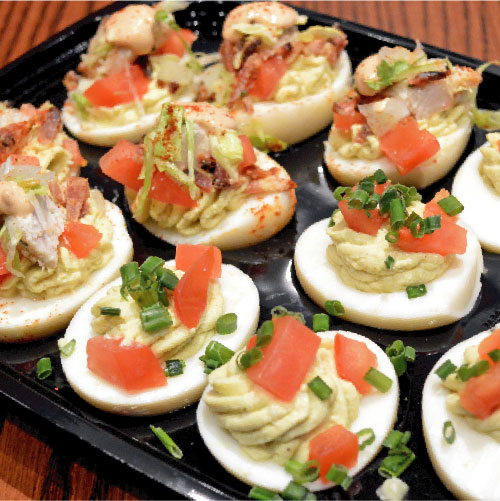HALF & HALF DEVILED EGGS PLATTER (12)