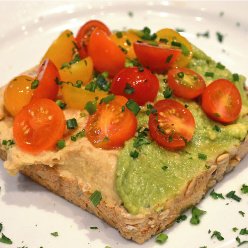 AVOCADO & HUMMUS TOAST