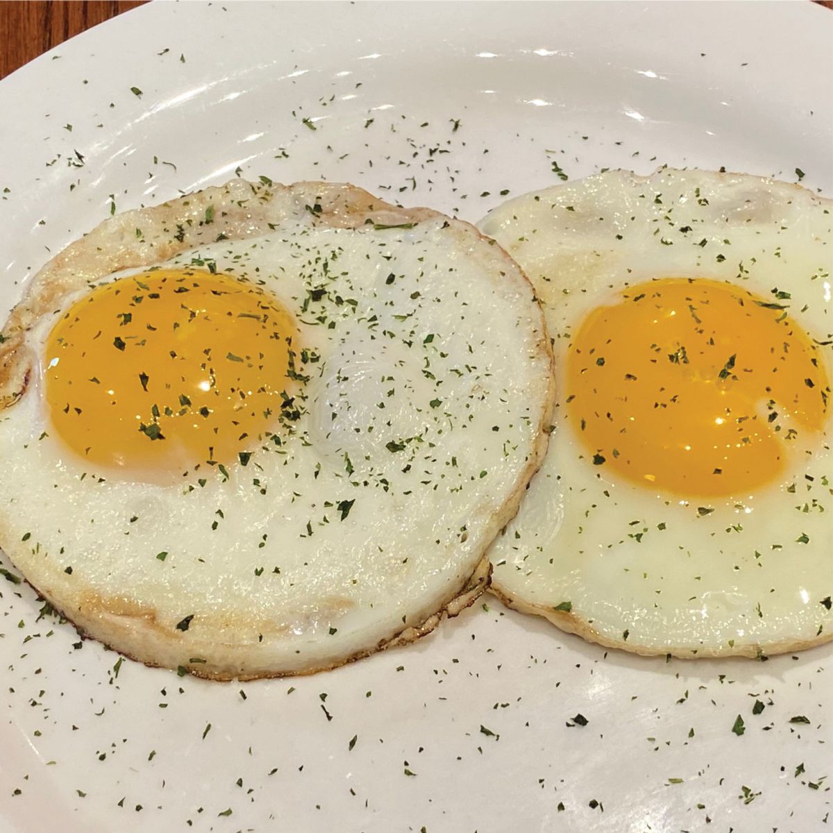SIDE OF CAGE FREE EGGS