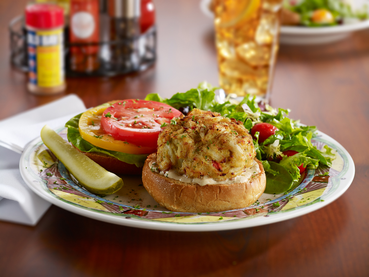 Soups, Salads & Sandwiches - West Street 6 oz. Jumbo Lump Crab Cake